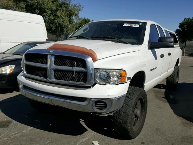 3D7KU28DX4G160569 - 2004 DODGE RAM 2500 S WHITE photo 2