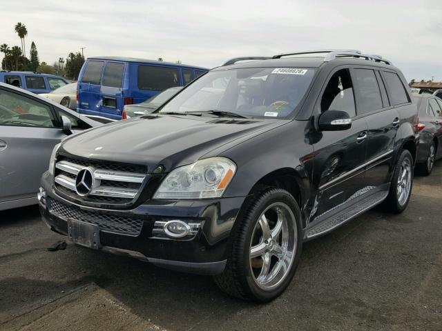 4JGBF71E27A135880 - 2007 MERCEDES-BENZ GL 450 4MA BLACK photo 2