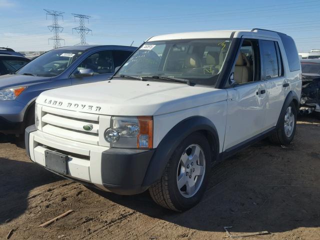 SALAE24426A385166 - 2006 LAND ROVER LR3 WHITE photo 2