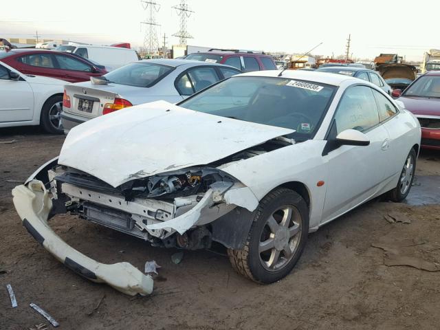 1ZWFT61L9X5681553 - 1999 MERCURY COUGAR V6 WHITE photo 2