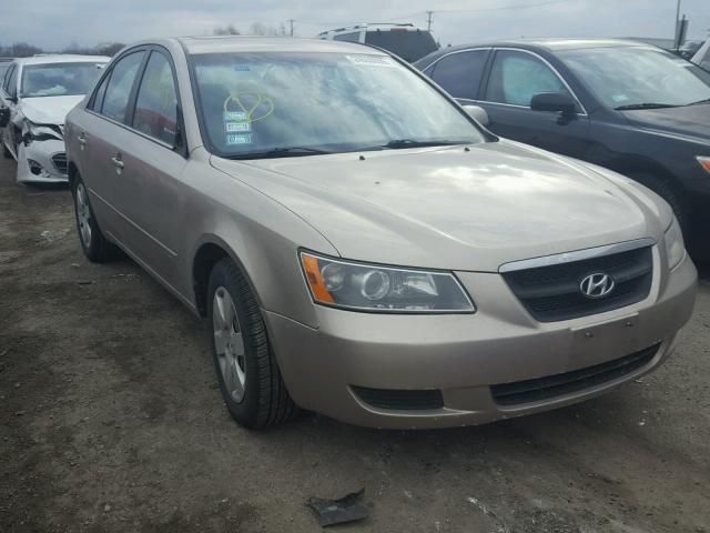 5NPET46C28H384738 - 2008 HYUNDAI SONATA GLS TAN photo 1