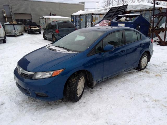 2HGFB2F58CH015818 - 2012 HONDA CIVIC LX BLUE photo 2