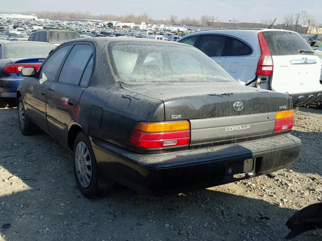 1NXAE09B6RZ223994 - 1994 TOYOTA COROLLA LE BLACK photo 3