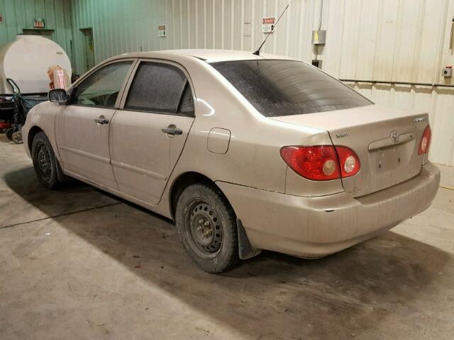 2T1BR32E46C663417 - 2006 TOYOTA COROLLA CE GOLD photo 3