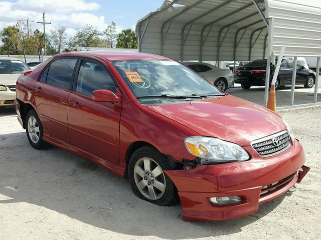 1NXBR32E43Z094465 - 2003 TOYOTA COROLLA CE RED photo 1