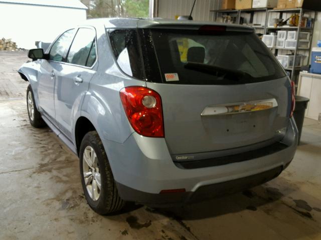 2GNALAEKXF6126305 - 2015 CHEVROLET EQUINOX LS BLUE photo 3