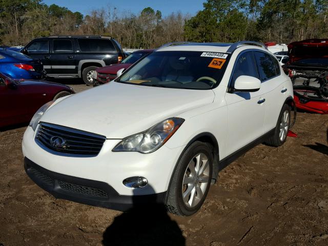 JN1AJ0HP0BM801982 - 2011 INFINITI EX35 BASE WHITE photo 2
