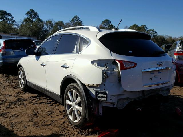 JN1AJ0HP0BM801982 - 2011 INFINITI EX35 BASE WHITE photo 3