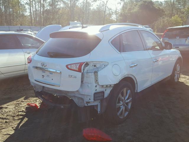 JN1AJ0HP0BM801982 - 2011 INFINITI EX35 BASE WHITE photo 4