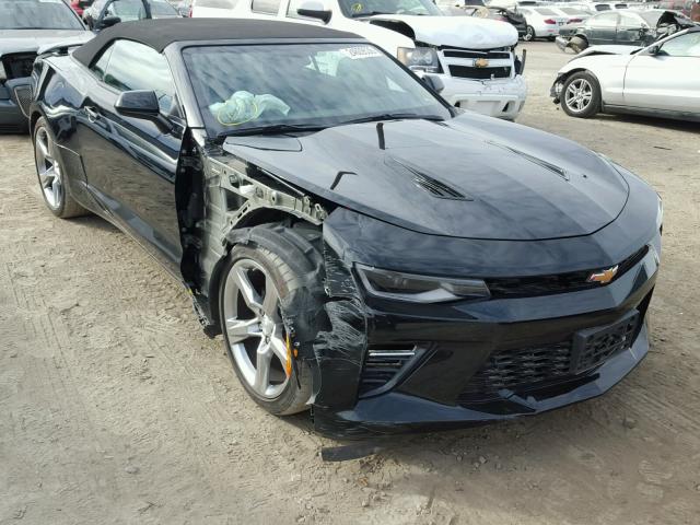 1G1FF3D74H0208906 - 2017 CHEVROLET CAMARO SS Negro foto 1