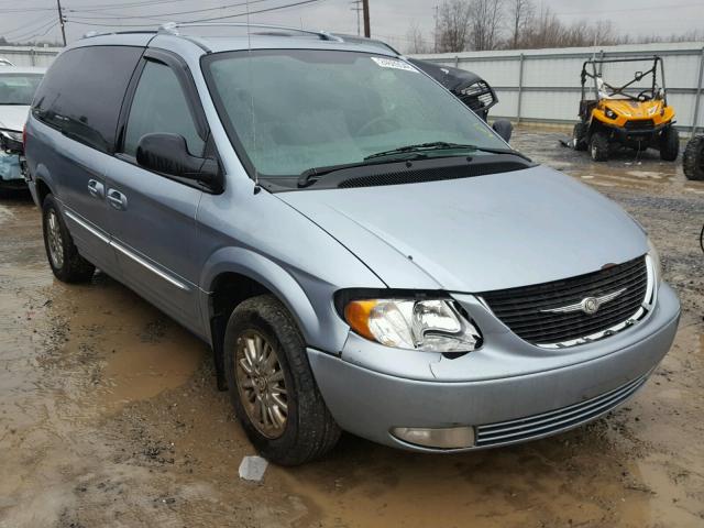 2C8GP64L03R304441 - 2003 CHRYSLER TOWN & COU BLUE photo 1