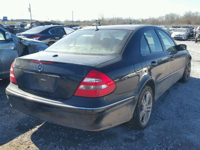 WDBUF56J56A915991 - 2006 MERCEDES-BENZ E 350 BLACK photo 4