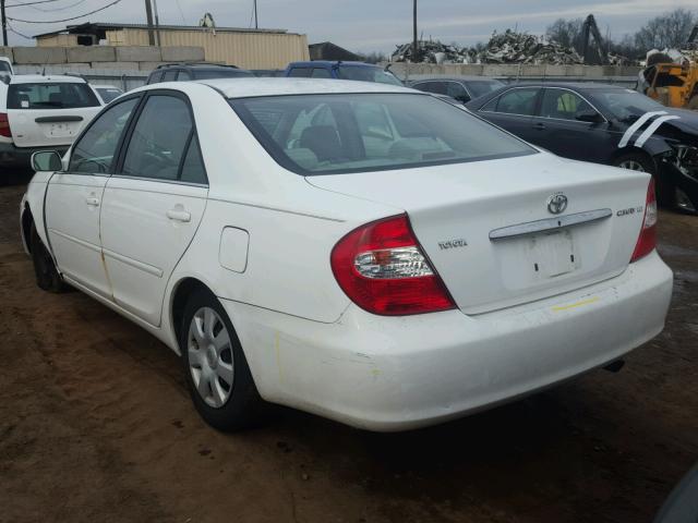 4T1BE32K83U126805 - 2003 TOYOTA CAMRY LE WHITE photo 3