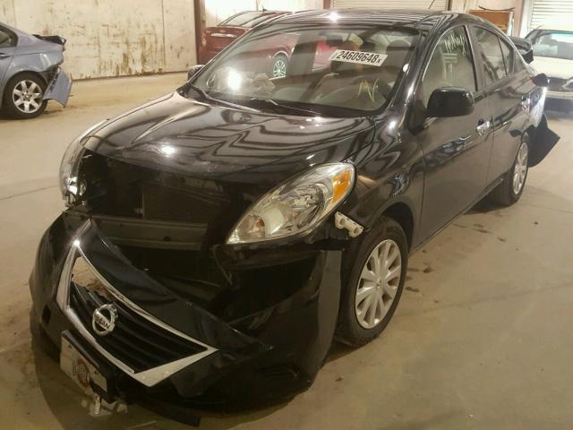 3N1CN7AP6DL846633 - 2013 NISSAN VERSA S BLACK photo 2