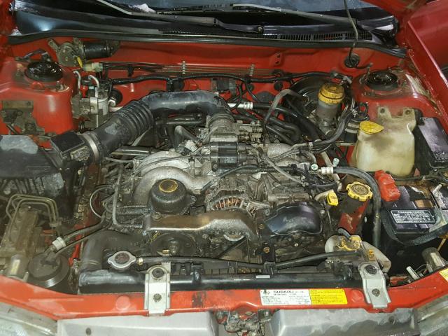 JF1GF4858TG810689 - 1996 SUBARU IMPREZA OU RED photo 7