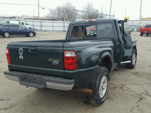 1FTZR45U62TA15670 - 2002 FORD RANGER SUP GREEN photo 4