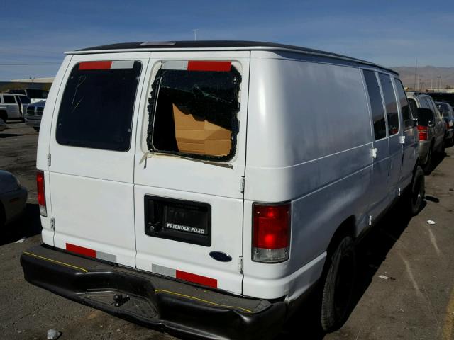 1FTRE14271HA65392 - 2001 FORD ECONOLINE WHITE photo 4