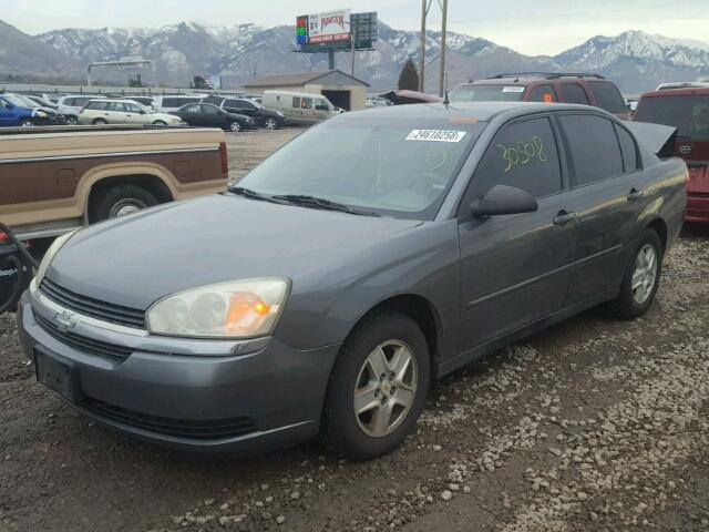 1G1ZT54845F245702 - 2005 CHEVROLET MALIBU LS CHARCOAL photo 2