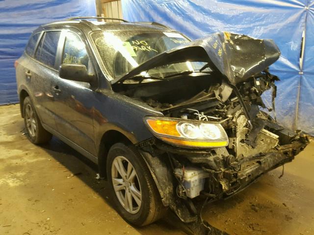 5XYZHDAG3BG041884 - 2011 HYUNDAI SANTA FE S BLUE photo 1