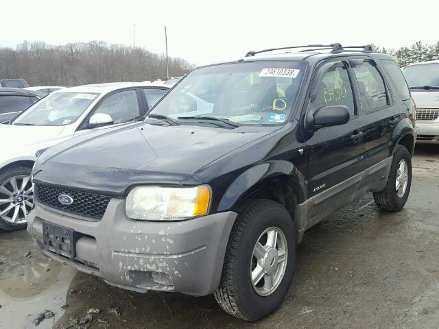 1FMYU02152KA25850 - 2002 FORD ESCAPE XLS BLACK photo 2