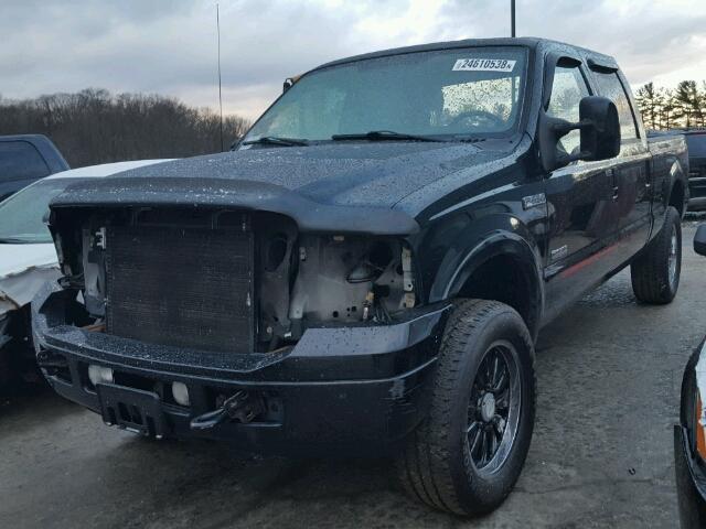 1FTSW21P97EA04012 - 2007 FORD F250 SUPER BLACK photo 2