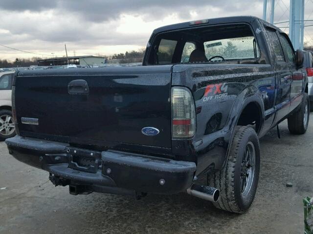 1FTSW21P97EA04012 - 2007 FORD F250 SUPER BLACK photo 4