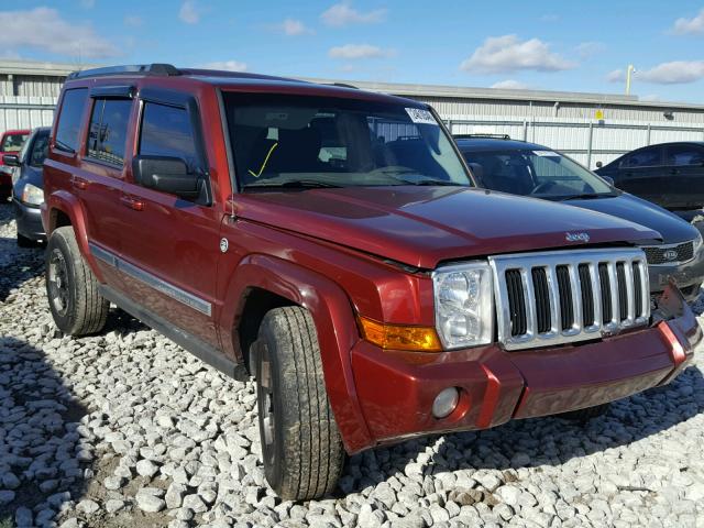 1J8HG48P97C620970 - 2007 JEEP COMMANDER მუქწითელი ფოტო 1