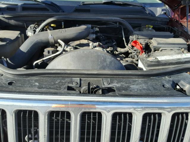 1J8HG48P97C620970 - 2007 JEEP COMMANDER მუქწითელი ფოტო 7