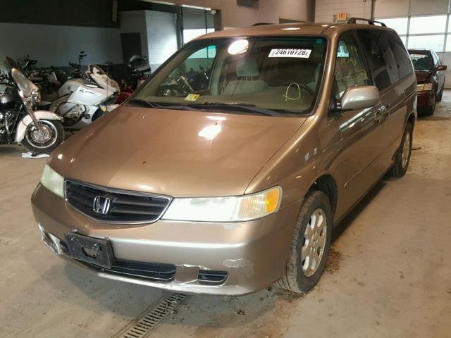 5FNRL18654B073661 - 2004 HONDA ODYSSEY EX GRAY photo 2