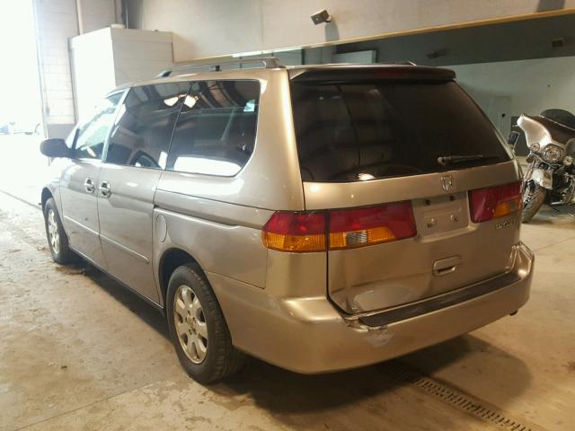 5FNRL18654B073661 - 2004 HONDA ODYSSEY EX GRAY photo 3