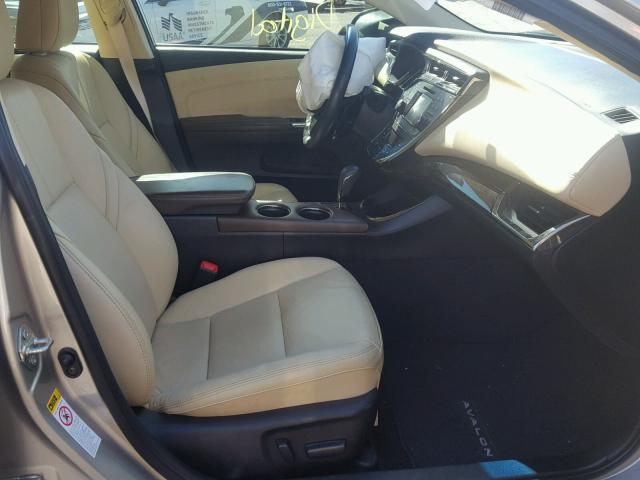 4T1BK1EB2DU071777 - 2013 TOYOTA AVALON BAS BEIGE photo 5