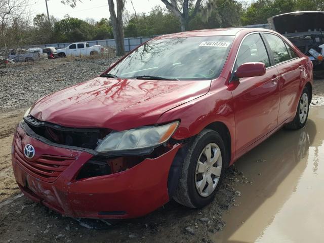 4T1BE46K99U307002 - 2009 TOYOTA CAMRY BASE RED photo 2