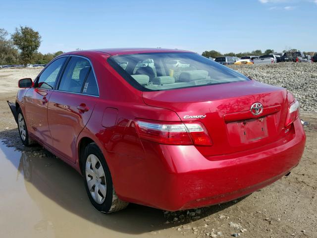 4T1BE46K99U307002 - 2009 TOYOTA CAMRY BASE RED photo 3