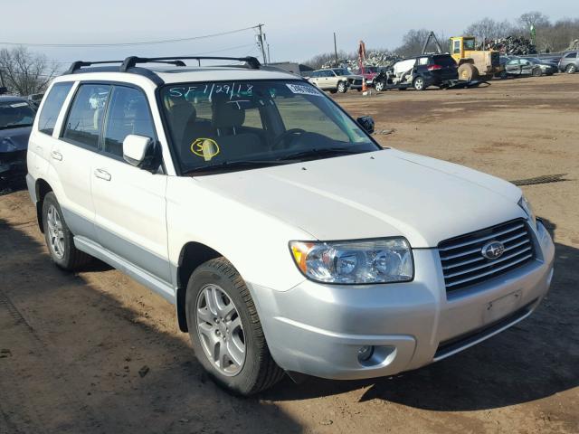 JF1SG67617H703254 - 2007 SUBARU FORESTER 2 WHITE photo 1