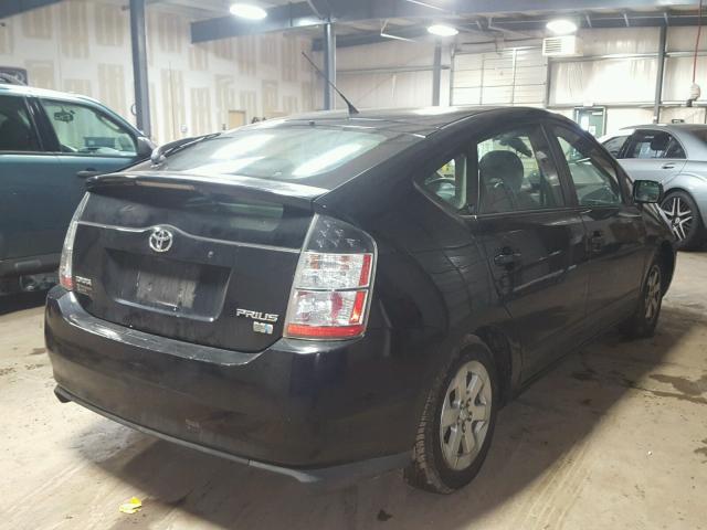 JTDKB20U353078022 - 2005 TOYOTA PRIUS BLACK photo 4