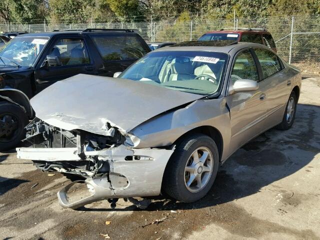 1G3GR64H214113367 - 2001 OLDSMOBILE AURORA BEIGE photo 2