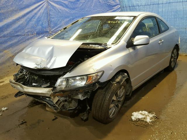 2HGFG1B68AH532902 - 2010 HONDA CIVIC LX SILVER photo 2