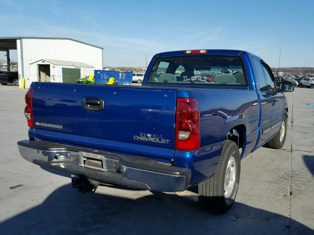 2GCEC19V531295610 - 2003 CHEVROLET SILVERADO BLUE photo 4