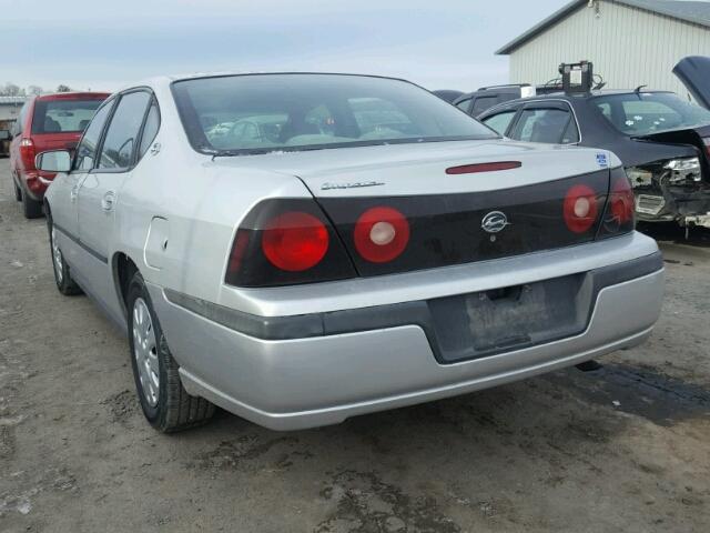 2G1WF52E849278194 - 2004 CHEVROLET IMPALA 银色 照片 3