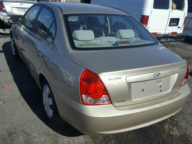 KMHDN46DX5U937440 - 2005 HYUNDAI ELANTRA GL WHITE photo 3