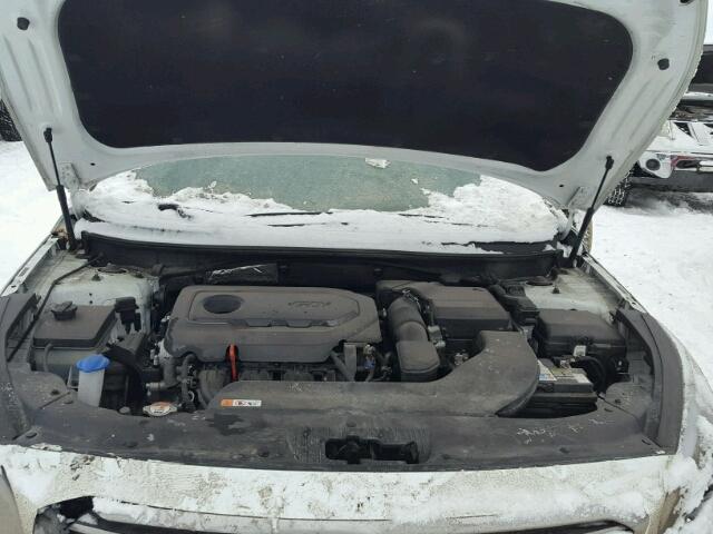 5NPE24AF5HH476639 - 2017 HYUNDAI SONATA SE WHITE photo 7