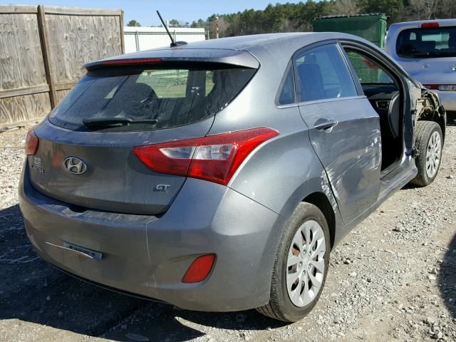 KMHD35LH5GU325250 - 2016 HYUNDAI ELANTRA GT GRAY photo 4