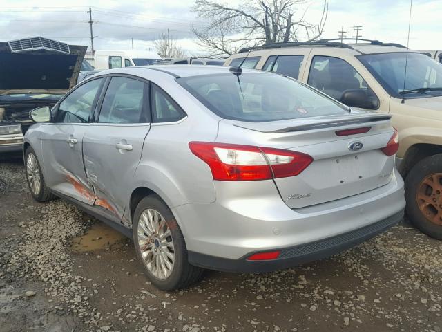 1FAHP3J28CL436281 - 2012 FORD FOCUS TITA SILVER photo 3