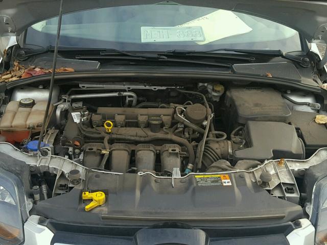 1FAHP3J28CL436281 - 2012 FORD FOCUS TITA SILVER photo 7