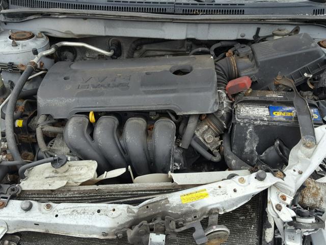 2T1BR32E97C729848 - 2007 TOYOTA COROLLA CE SILVER photo 7