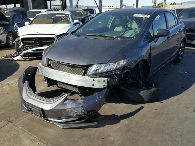 19XFB2F80FE244812 - 2015 HONDA CIVIC EX გრაფიტი ფოტო 2