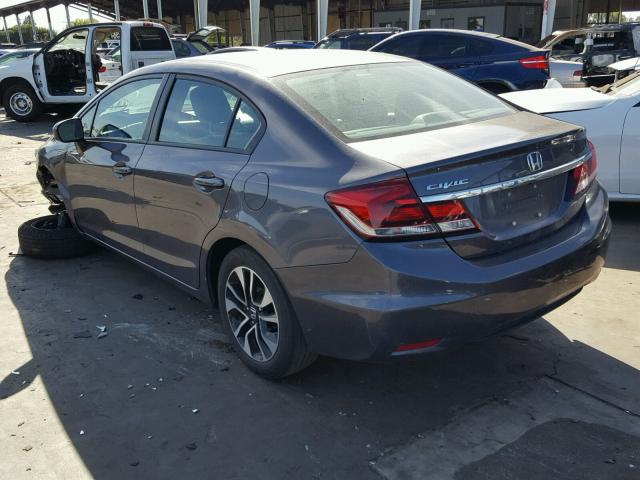 19XFB2F80FE244812 - 2015 HONDA CIVIC EX გრაფიტი ფოტო 3