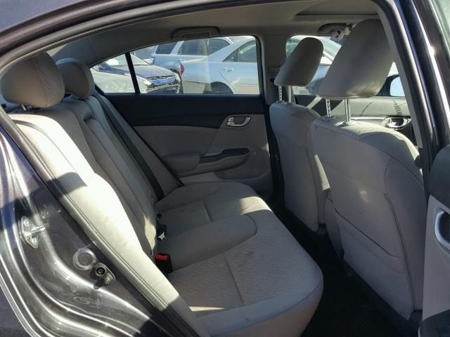 19XFB2F80FE244812 - 2015 HONDA CIVIC EX გრაფიტი ფოტო 6