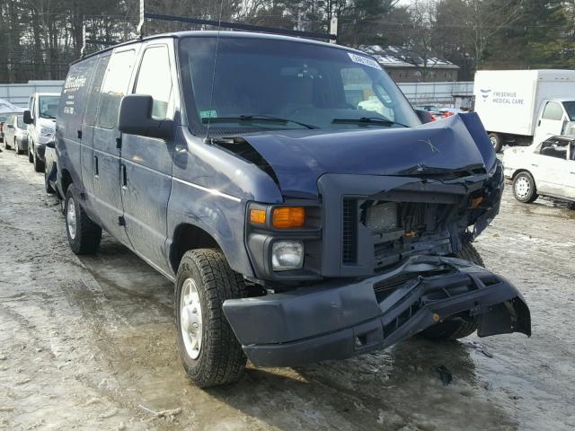 1FTNE2EW5DDA93466 - 2013 FORD ECONOLINE BLUE photo 1