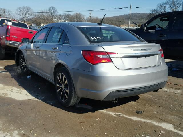 1C3CCBBG5DN715413 - 2013 CHRYSLER 200 TOURIN SILVER photo 3